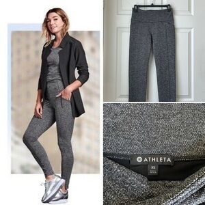 Athleta Herringbone Mercer Tights | Athleisure Performance Stretch | Women's XS